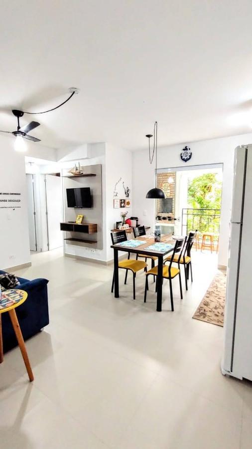 Apto Centro Ubatuba Com Varanda Gourmet, Suite E Piscina 외부 사진