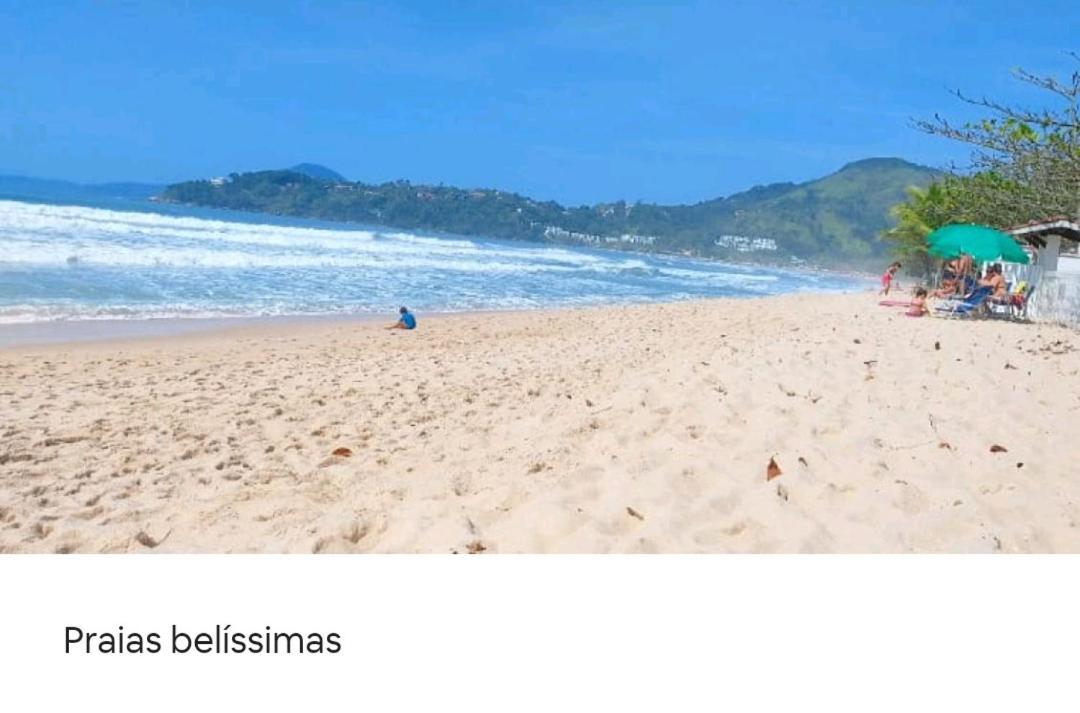 Apto Centro Ubatuba Com Varanda Gourmet, Suite E Piscina 외부 사진
